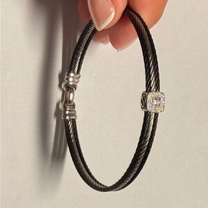 LIKE NEW ALOR Single Square Classic Stackable Bracelet
